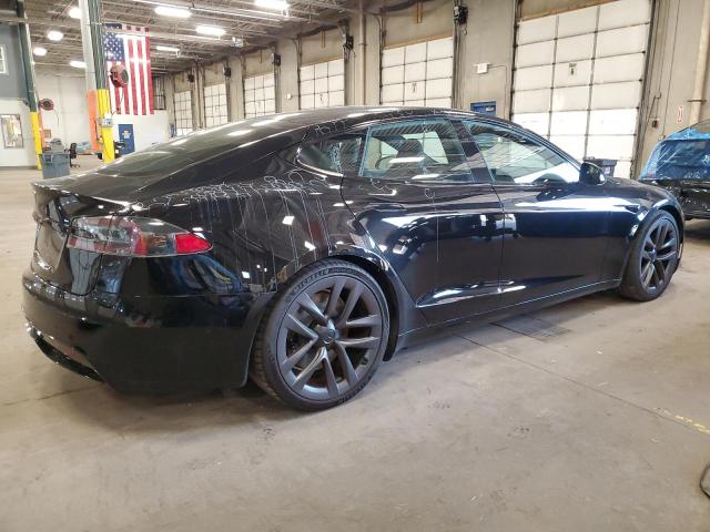 5YJSA1E50MF433258 - 2021 TESLA MODEL S Սև լուսանկար 3