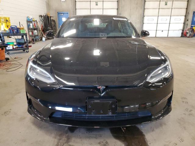 5YJSA1E50MF433258 - 2021 TESLA MODEL S Սև լուսանկար 5