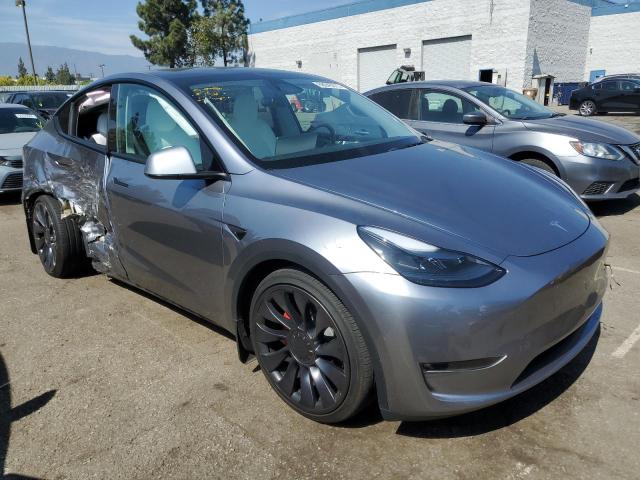 7SAYGDEF4RA300531 - 2024 TESLA MODEL Y SILVER photo 4