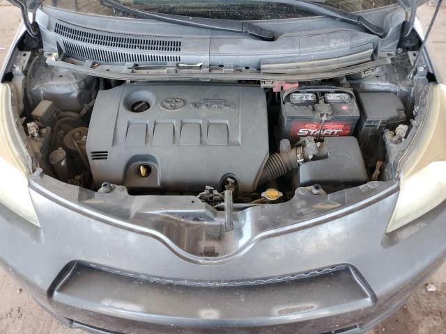 JTKKUPB41D1033829 - 2013 TOYOTA SCION XD GRAY photo 11