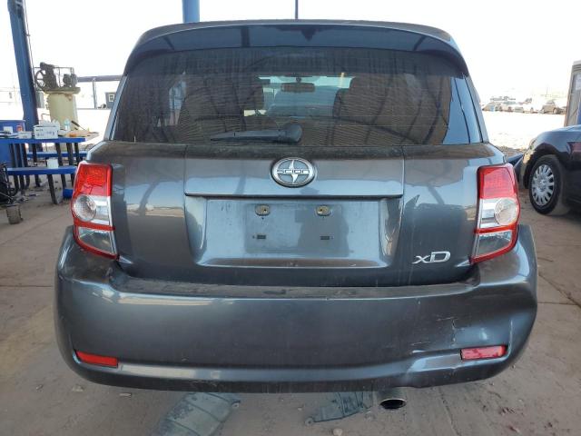 JTKKUPB41D1033829 - 2013 TOYOTA SCION XD GRAY photo 6