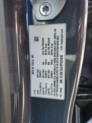 5YJ3E1EA1PF624892 - 2023 TESLA MODEL 3 GRAY photo 13