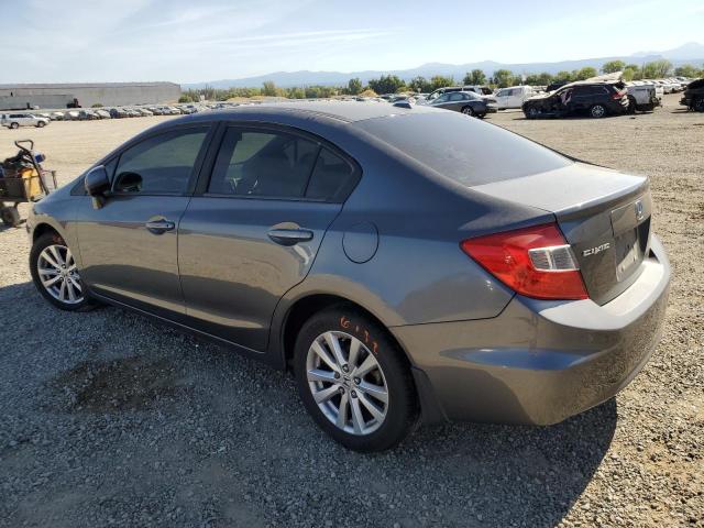 19XFB2F81CE331937 - 2012 HONDA CIVIC EX ნაცრისფერი ფოტო 2