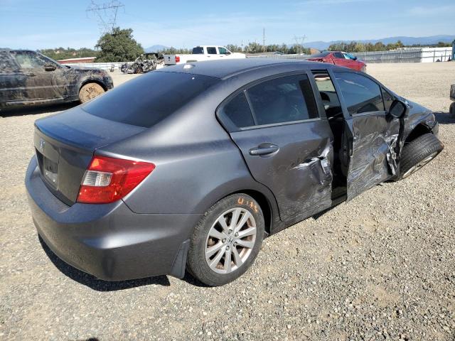 19XFB2F81CE331937 - 2012 HONDA CIVIC EX ნაცრისფერი ფოტო 3