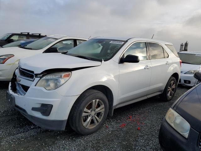 1GNALAEK0FZ112627 - 2015 CHEVROLET EQUINOX LS WHITE photo 1