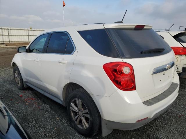 1GNALAEK0FZ112627 - 2015 CHEVROLET EQUINOX LS WHITE photo 2