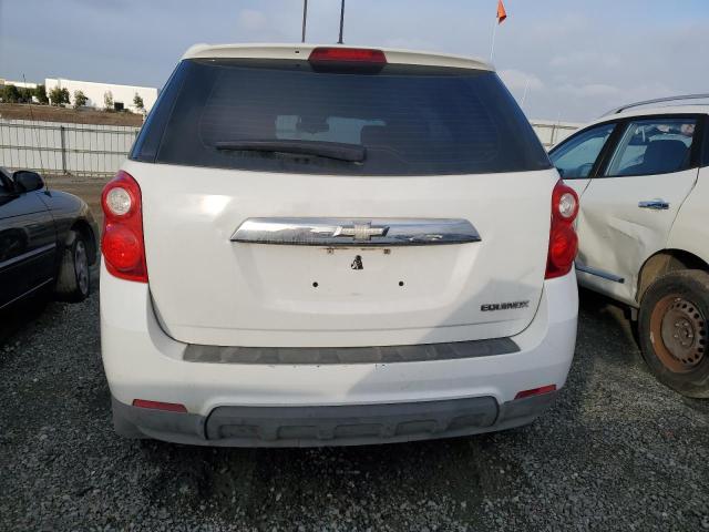 1GNALAEK0FZ112627 - 2015 CHEVROLET EQUINOX LS WHITE photo 6