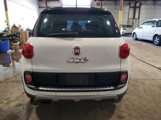 ZFBCFADH9EZ010727 - 2014 FIAT 500L TREKKING WHITE photo 6