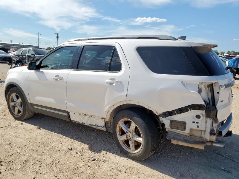 1FM5K7D86JGB07616 - 2018 FORD EXPLORER XLT WHITE photo 2