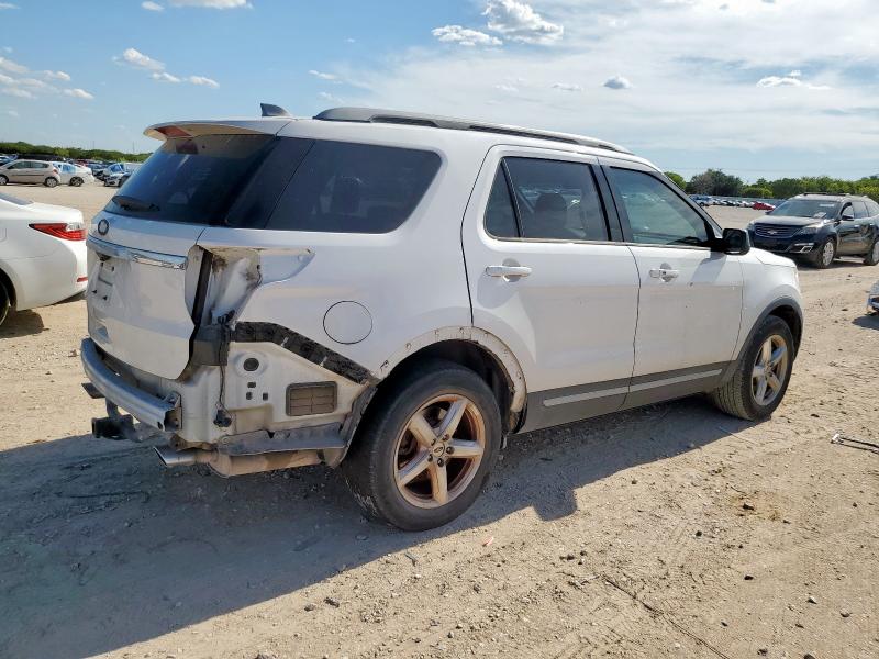 1FM5K7D86JGB07616 - 2018 FORD EXPLORER XLT WHITE photo 3