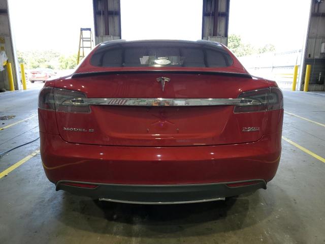 5YJSA1E48FF119111 - 2015 TESLA MODEL S Kırmızı fotoğraf 6