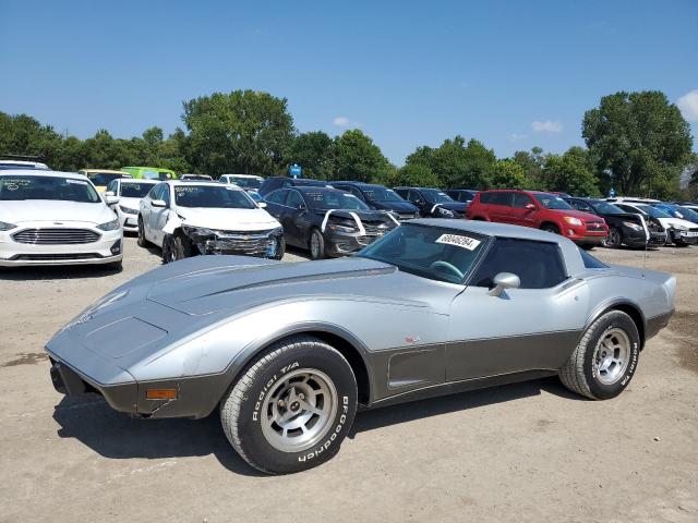 1Z8748S425072 - 1978 CHEVROLET CORVETTE SILVER photo 1