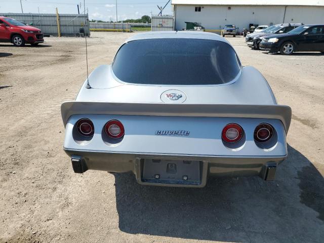 1Z8748S425072 - 1978 CHEVROLET CORVETTE SILVER photo 6