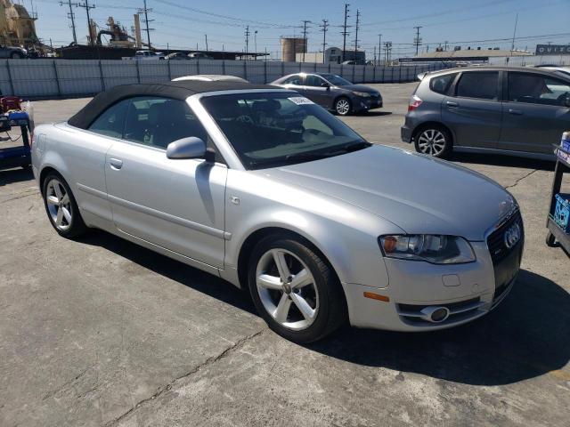 WAUDH48H07K028887 - 2007 AUDI A4 3.2 CABRIOLET QUATTRO SILVER photo 4