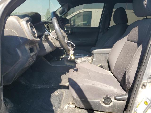 3TMAZ5CN5HM031347 - 2017 TOYOTA TACOMA DOUBLE CAB SILVER photo 7