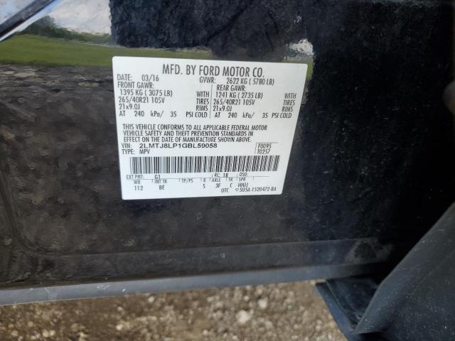 2LMTJ8LP1GBL59058 - 2016 LINCOLN MKX RESERVE BLACK photo 13