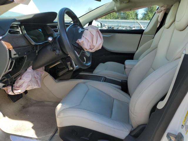 5YJSA1E25HF225923 - 2017 TESLA MODEL S Սպիտակ լուսանկար 7