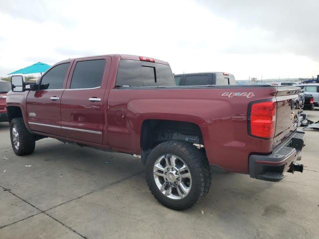 1GC1KXE86FF643609 - 2015 CHEVROLET SILVERADO K2500 HIGH COUNTRY MAROON photo 2