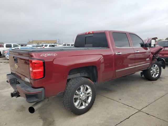 1GC1KXE86FF643609 - 2015 CHEVROLET SILVERADO K2500 HIGH COUNTRY MAROON photo 3