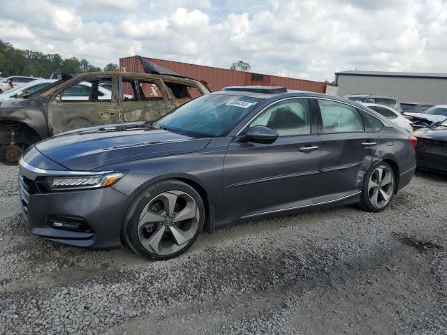 1HGCV1F90JA009238 - 2018 HONDA ACCORD TOURING GRAY photo 1