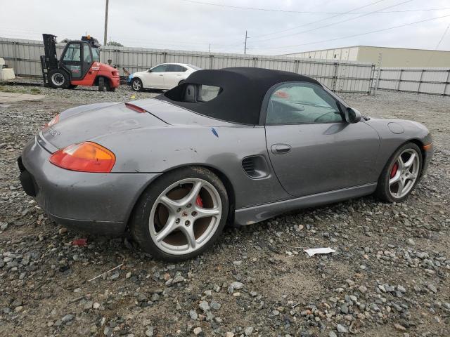 WP0CB298X1U663405 - 2001 PORSCHE BOXSTER S GRAY photo 3