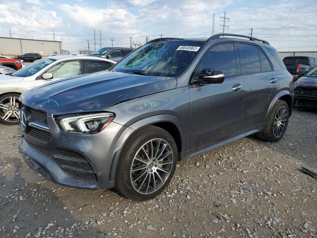 4JGFB5KB4MA401594 - 2021 MERCEDES-BENZ GLE 450 4MATIC GRAY photo 1