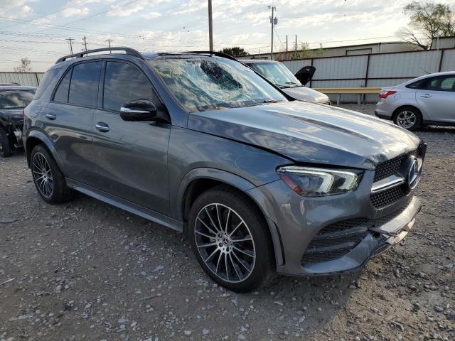 4JGFB5KB4MA401594 - 2021 MERCEDES-BENZ GLE 450 4MATIC GRAY photo 4