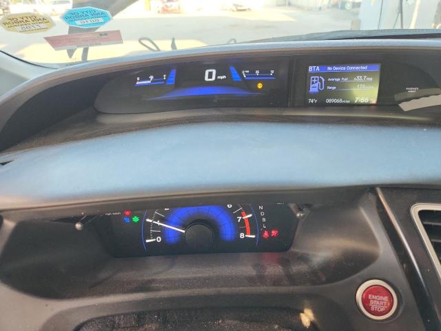 19XFB2F82EE004093 - 2014 HONDA CIVIC EX GRAY photo 9