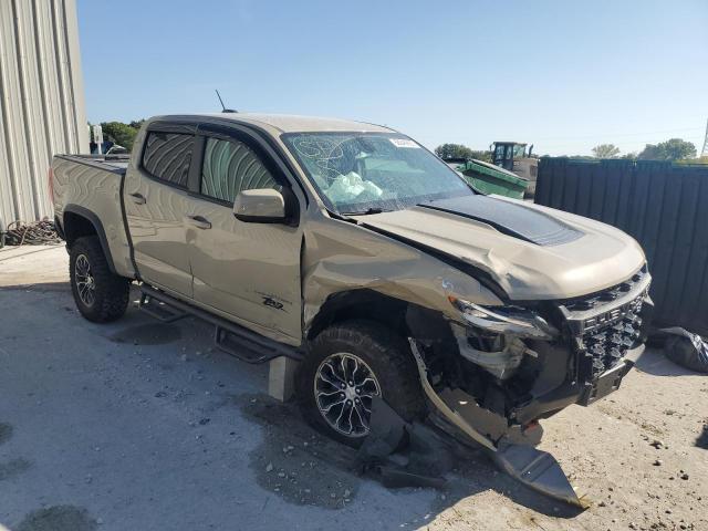 1GCGTEEN1M1175087 - 2021 CHEVROLET COLORADO ZR2 TAN photo 4