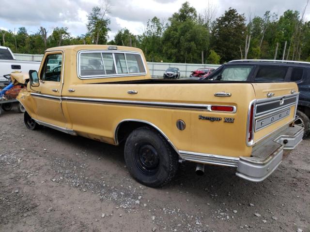 F10YNT61094 - 1974 FORD RANGER YELLOW photo 2