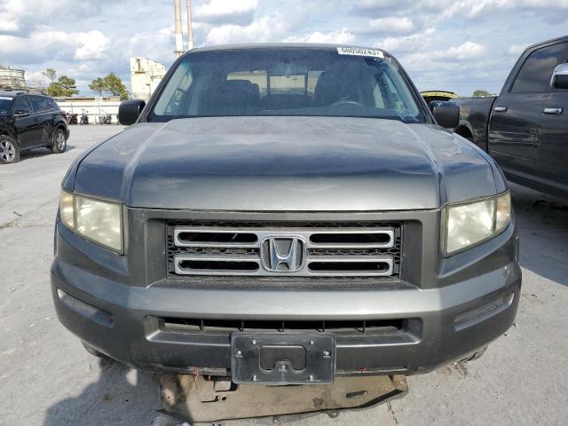 2HJYK16297H525023 - 2007 HONDA RIDGELINE RT GRAY photo 5