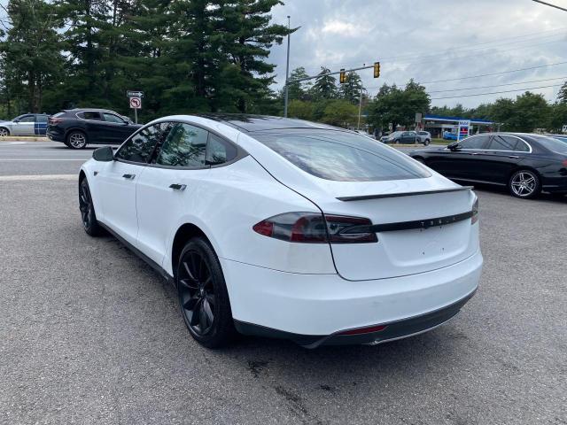 5YJSA1DP8DFP19748 - 2013 TESLA MODEL S Սպիտակ լուսանկար 4