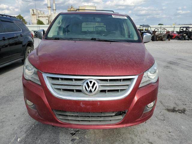 2C4RVADG5CR390464 - 2012 VOLKSWAGEN ROUTAN SEL PREMIUM RED photo 5