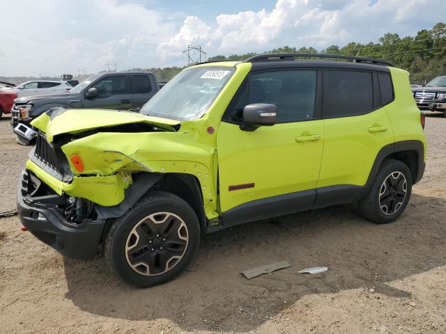 ZACCJBCB0HPF12253 - 2017 JEEP RENEGADE TRAILHAWK GREEN photo 1