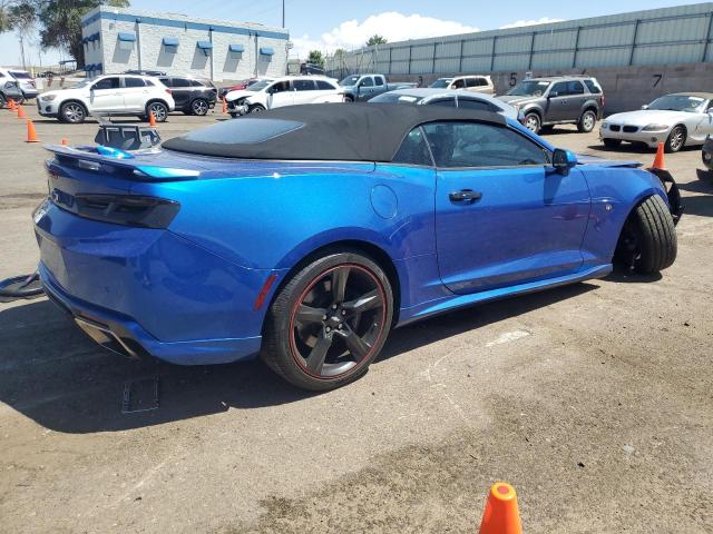 1G1FH3D75H0201540 - 2017 CHEVROLET CAMARO SS BLUE photo 3