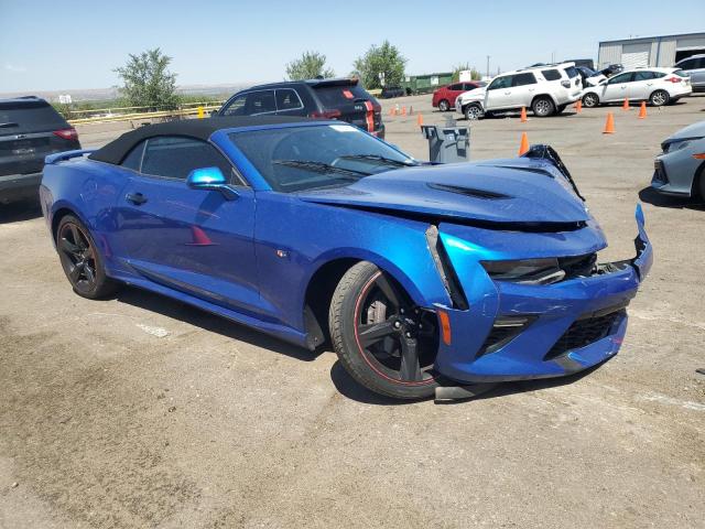 1G1FH3D75H0201540 - 2017 CHEVROLET CAMARO SS BLUE photo 4