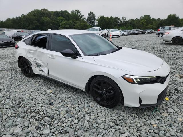 19XFL2H85SE001372 - 2025 HONDA CIVIC SPORT WHITE photo 4
