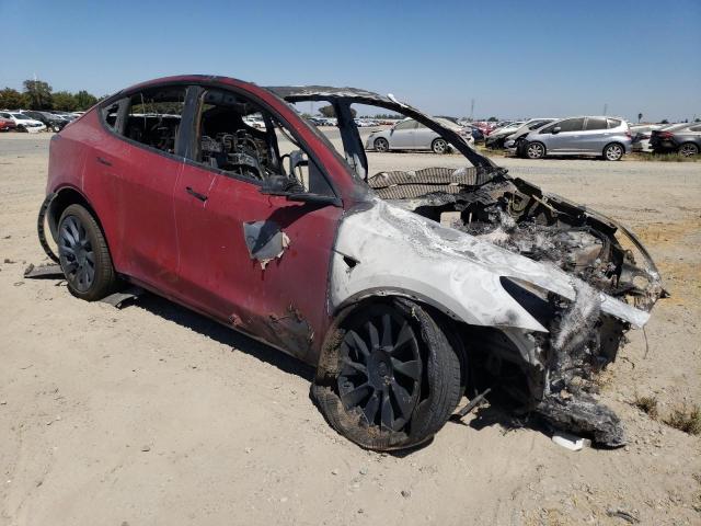 5YJYGDEE9MF213157 - 2021 TESLA MODEL Y RED photo 4