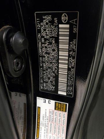 JTKJF5C71C3034971 - 2012 TOYOTA SCION TC 黑色 照片 12