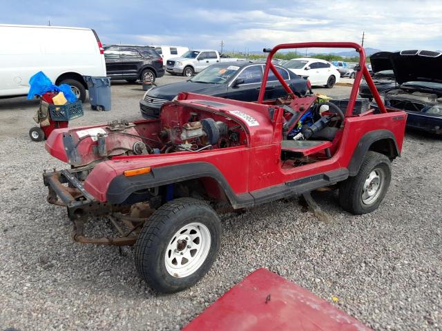 2J4FY19P2MJ118712 - 1991 JEEP WRANGLER / S RED photo 1