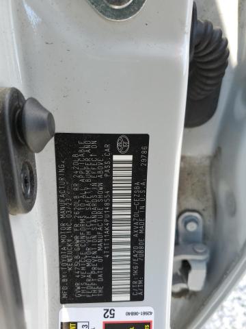 4T1T11AK4PU148554 - 2023 TOYOTA CAMRY SE NIGHT SHADE WHITE photo 12