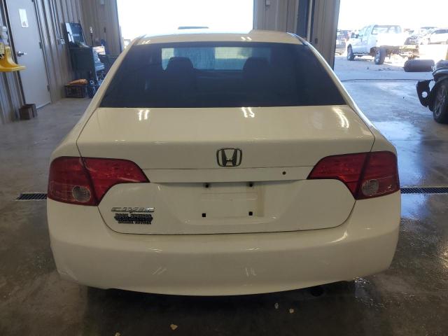 1HGFA16516L111004 - 2006 HONDA CIVIC LX WHITE photo 6