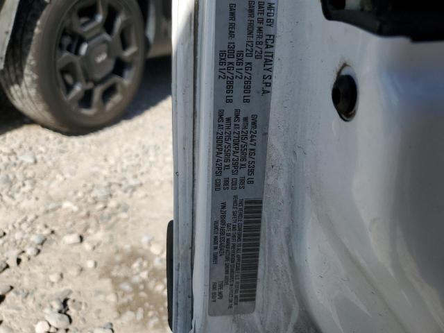 ZFBHRFAB8L6S46424 - 2020 RAM PROMASTER CITY 白色 照片 13