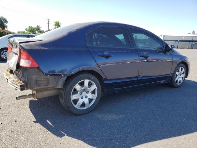 1HGFA16578L084636 - 2008 HONDA CIVIC LX BLUE photo 3