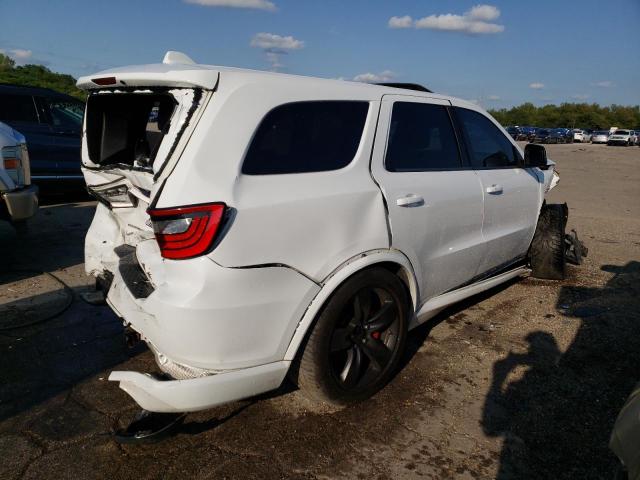 1C4SDJGJ3JC219195 - 2018 DODGE DURANGO SRT WHITE photo 3