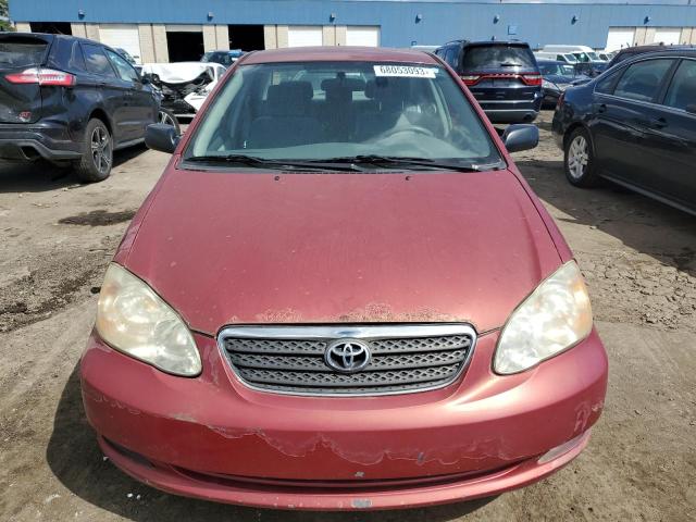 2T1BR32E28C895324 - 2008 TOYOTA COROLLA CE RED photo 5