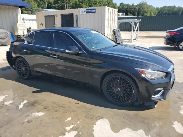 JN1EV7AP6KM510282 - 2019 INFINITI Q50 LUXE BLACK photo 4