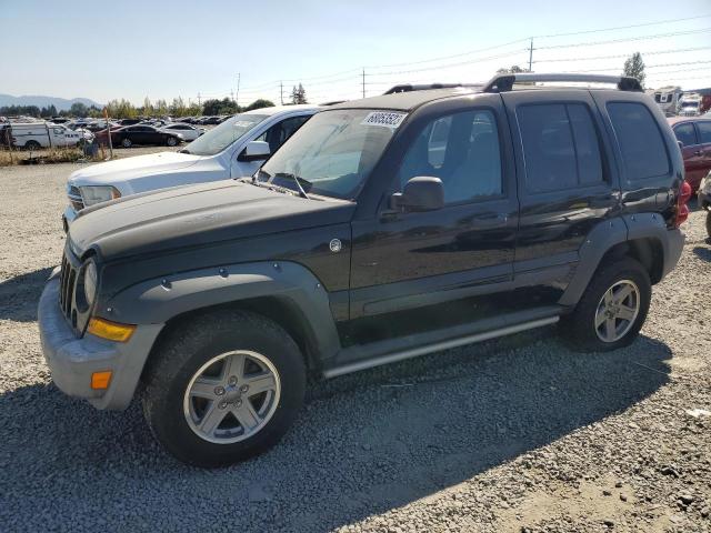 1J4GL38K36W130884 - 2006 JEEP LIBERTY RENEGADE BLACK photo 1