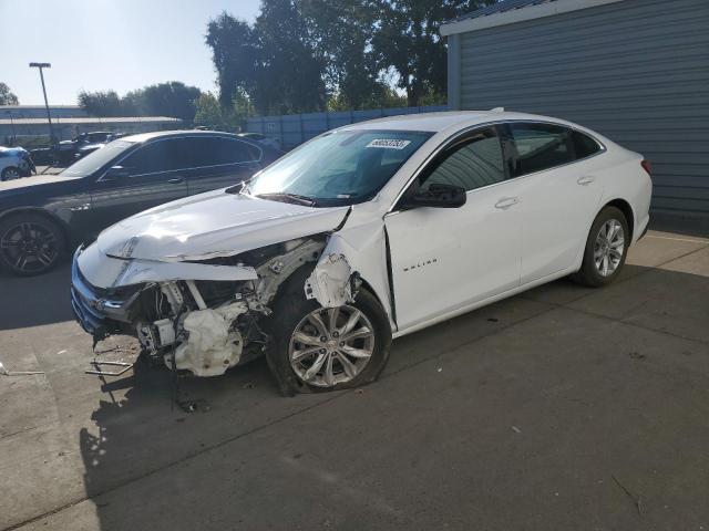 1G1ZD5ST8LF054592 - 2020 CHEVROLET MALIBU LT WHITE photo 1