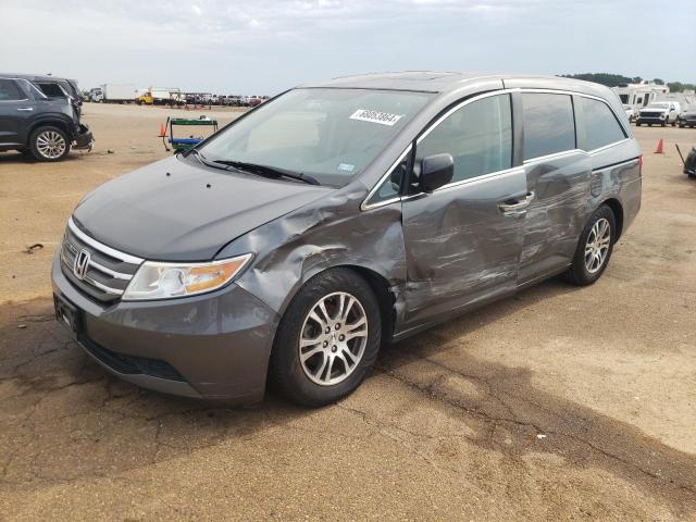 5FNRL5H66DB043866 - 2013 HONDA ODYSSEY EXL GRAY photo 1